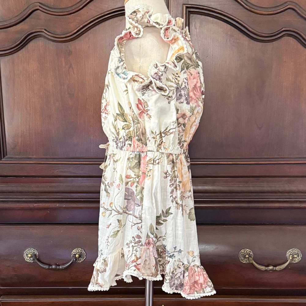 ZIMMERMAN Cream Floral Dress 4T VGUC - Picture 7 of 8